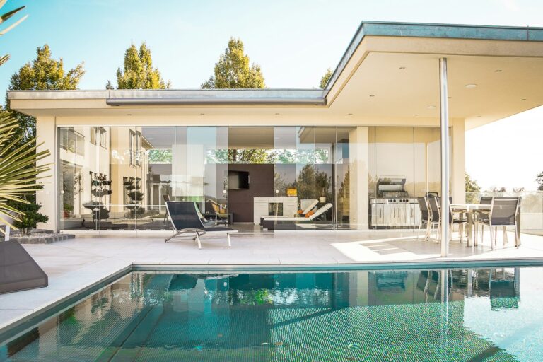 Bermuda Bungalows Tropical Pool Deck Landscape